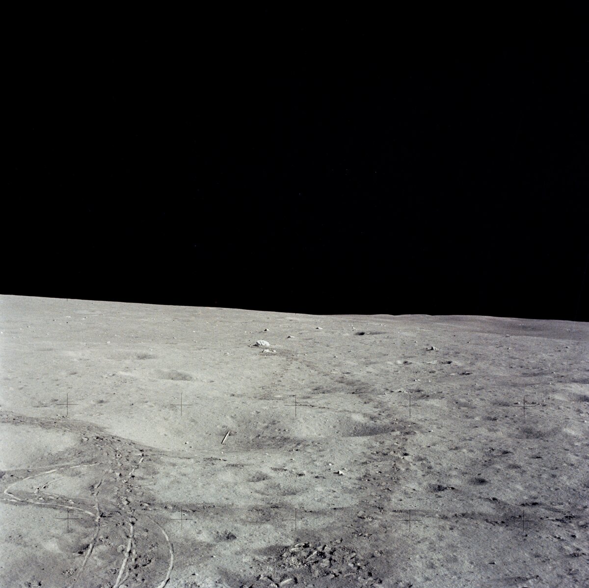 Apollo 14 lunar surface, February 1971